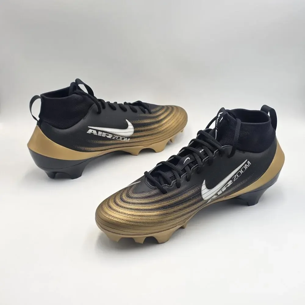 Nike Vapor Pro 1 Men's Size 10.5 Football Cleats FB3298-003 Black Gold New